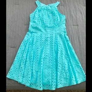 Dressbarn teal summer dress